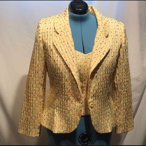 Exquisite quality blazer and halter top